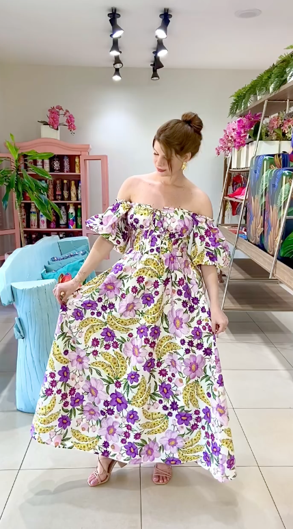 1025 | Vestido Longo Farm
